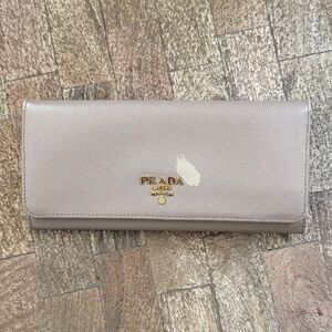 Prada Women's Beige Leather Wallet